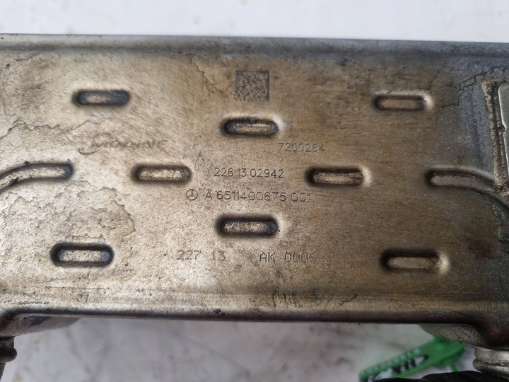 фото №8, Радиатор выхлопных газов egr a6511400760 mercedes w204 w212 w221 w639 w906 2.2cdi