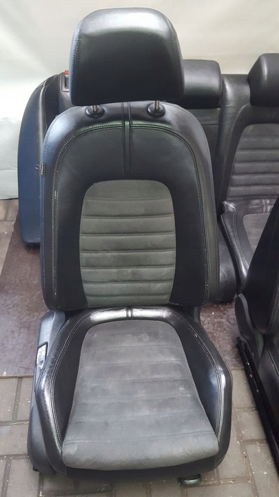 фото №7, Сидіння обшивки шкіра vw passat b6 2,0 tdi універсал