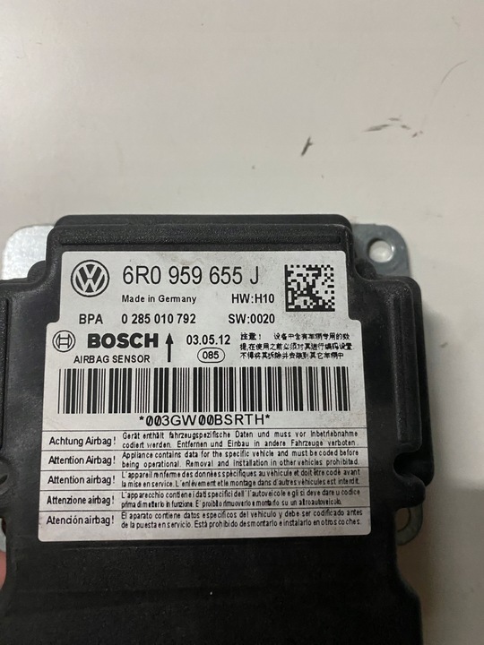 фото №6, Датчик air bag vw seat skoda 6r0959655j повний