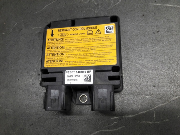 фото №1, 2s6t14b056bp датчик подушка безопасности mazda 2 ford