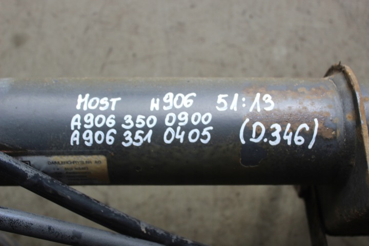 фото №16, Mercedes sprinter w906 дифференциал дифференциал мост заднее зад 51:13 a9063500900