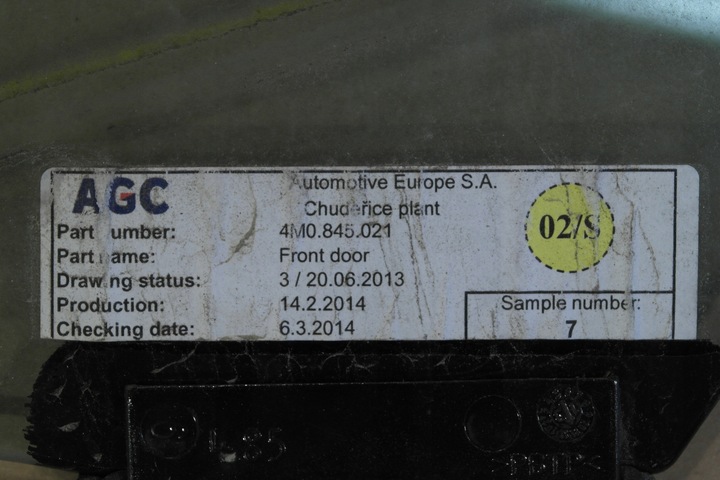 фото №2, Audi q7 4m стекло дверь левая передняя 4m0845021