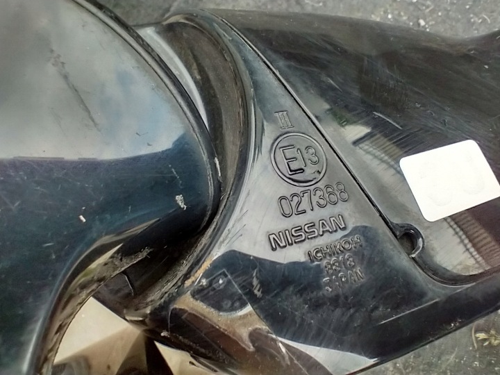 фото №15, Infiniti ex ex30d ex35 ex37 зеркало левое камера 18 pin e13027368 англичанин uk