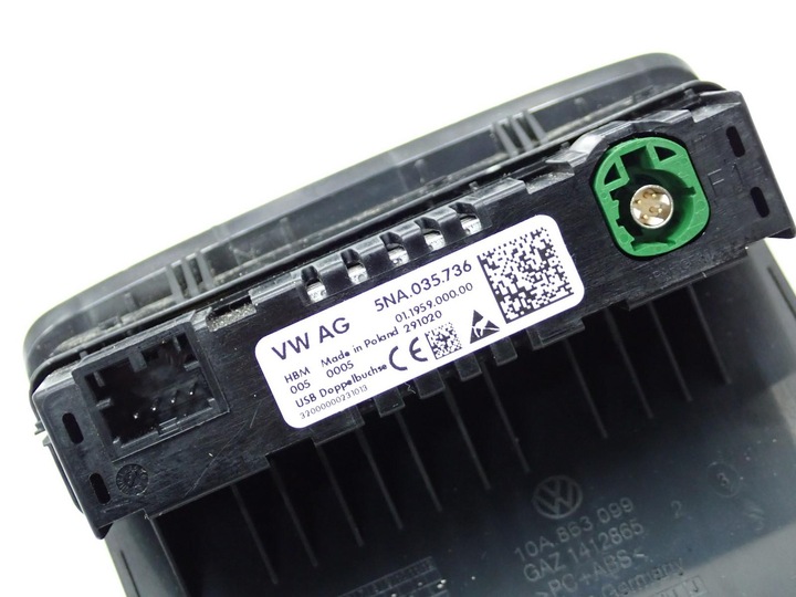 фото №7, Гнездо port usb защита туннель европа 5na035736 vw id3 id.3 20r