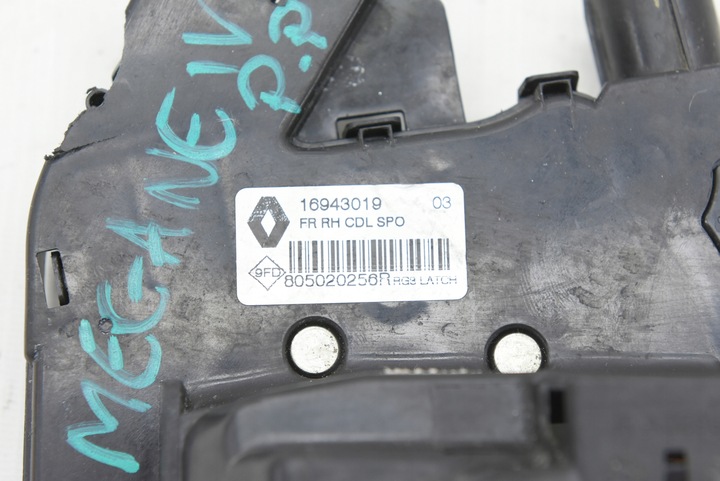 фото №8, Renault megane iv замок двері праві лівий перед праві зад 4pin