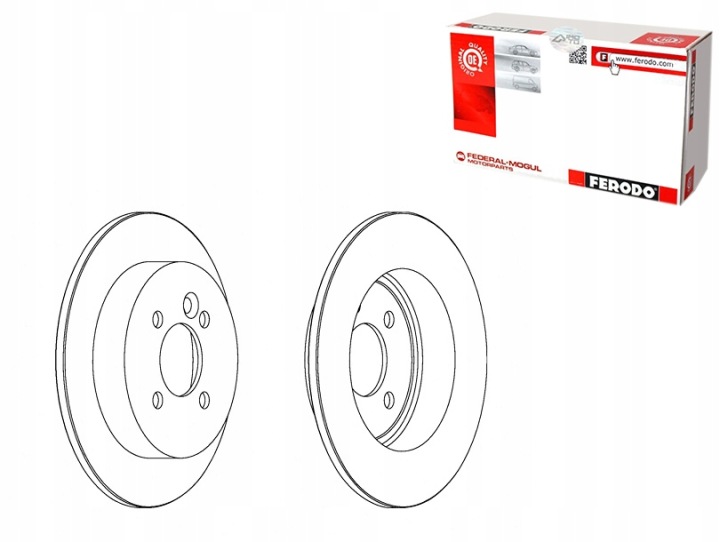FERODO DDF1128C DISQUE DE FREIN ddf1128c