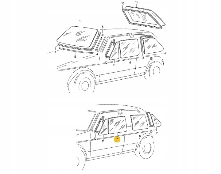 фото №1, Новая стекло дверная левый перед 5d vw golf 1 caddy