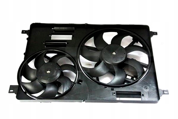 фото №2, Tyc вентилятор радіатор з корпус подвійний ze блок керування volvo s60