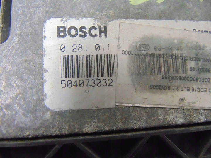 фото №5, Комп'ютер блок керування двигуна iveco daily 3.0 hpi 06r