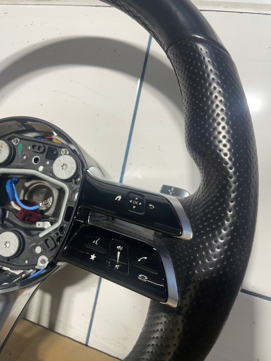 фото №6, Mercedes w223 w206 w214 w213 рестайлінг кермо amg шкіра пелюстки a0004606912