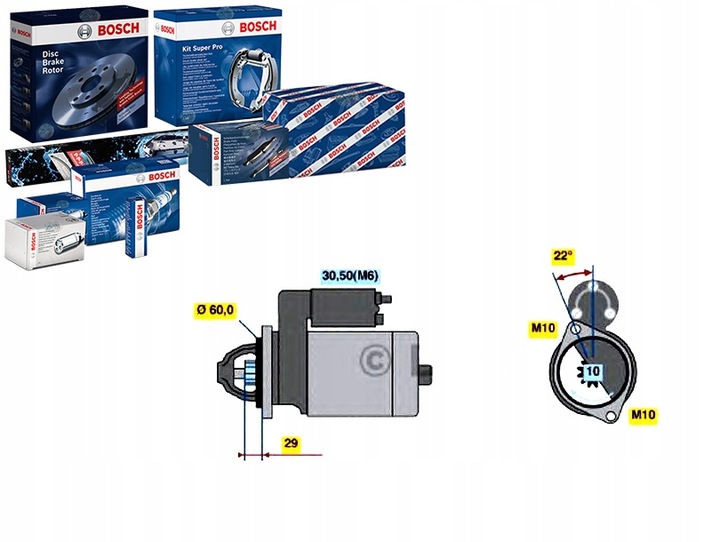 фото №1, Стартер 12v 1 7kw mercedes c t-model s203 c