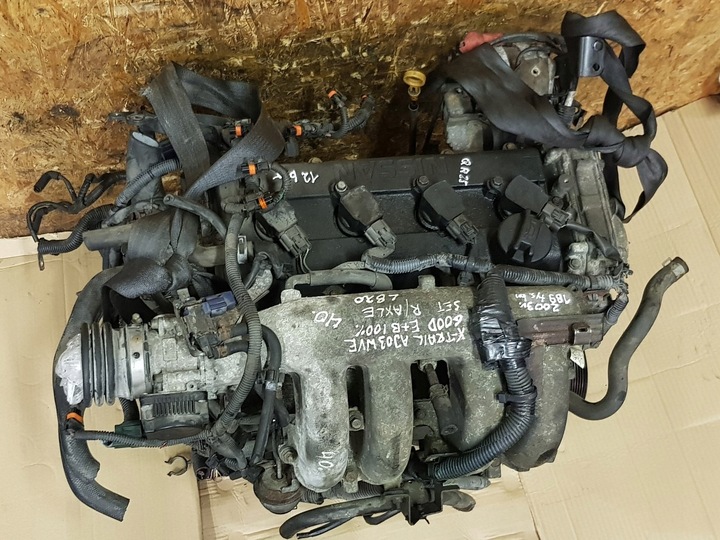 фото №6, Nissan x-trail t30 2.5 16v 2003 qr25de двигатель комплектный kpl 189 tys km