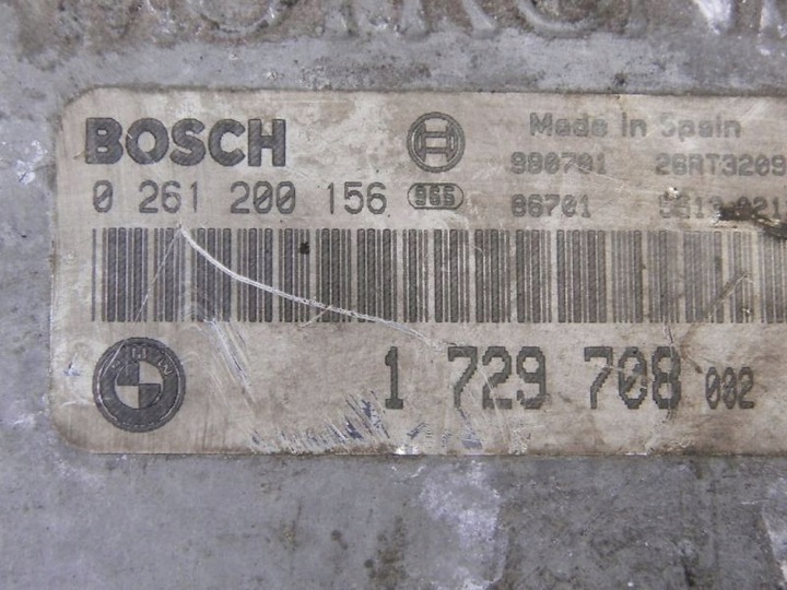 фото №5, Bmw 7 e32 компьютер 5,0 1729708 0261200156 bosch