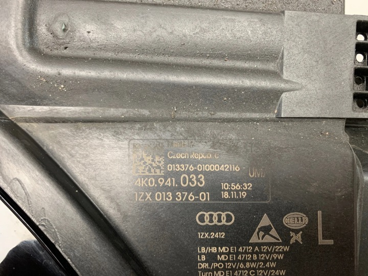 фото №10, Audi a6 c8 лампы перед передние полный led комплектные