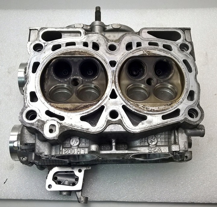 фото №8, Subaru wrx sti 2.5t ej25 ej257 w25 002 ліва головка двигуна оригінальний номер