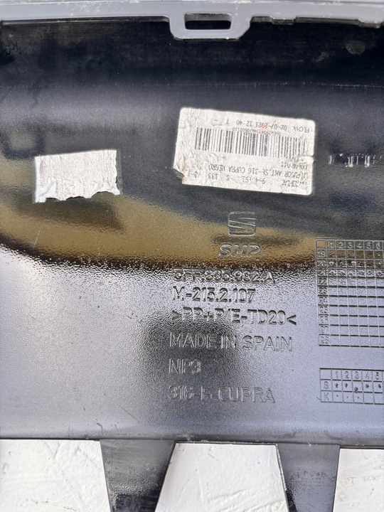 фото №14, Seat cupra formentor планка спойлер нижній бампера 5ff805902a