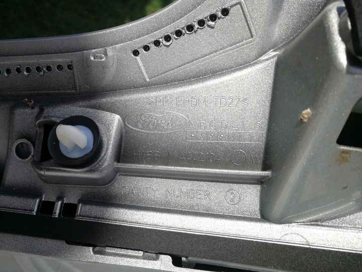 фото №14, Ford fiesta mk8 17- спойлер спойлер козирок кришки багажника зад h1bb-a44210-a