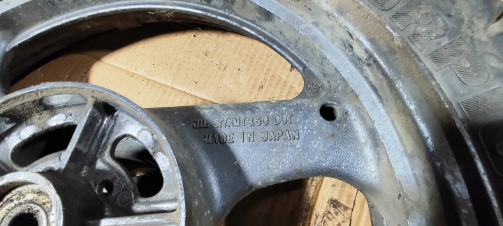 фото №9, Suzuki gs 500 koło диск зад шина шини задні диски диски