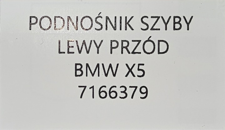 фото №7, Новий оригінальна запчастина підйомник вікна ліві перед bmw x5 e70 - 7166379