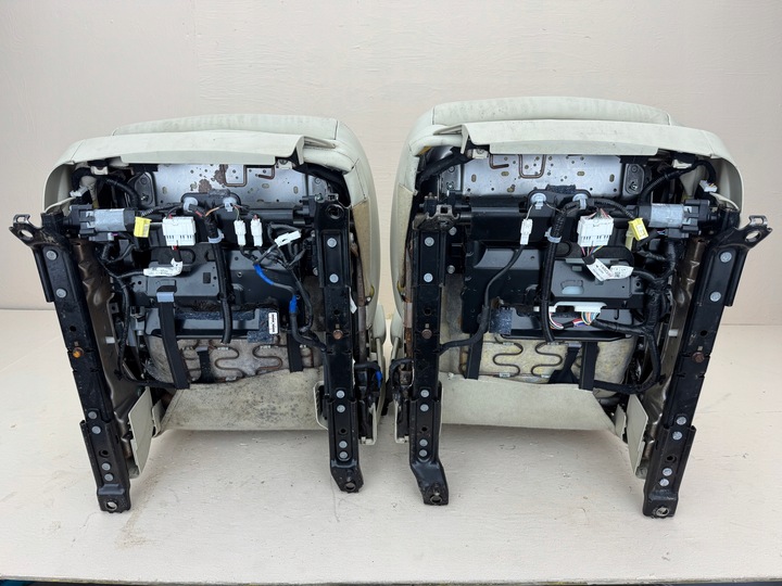 фото №9, Infiniti q50 сидіння правий лівий перед комплект usa шкіра