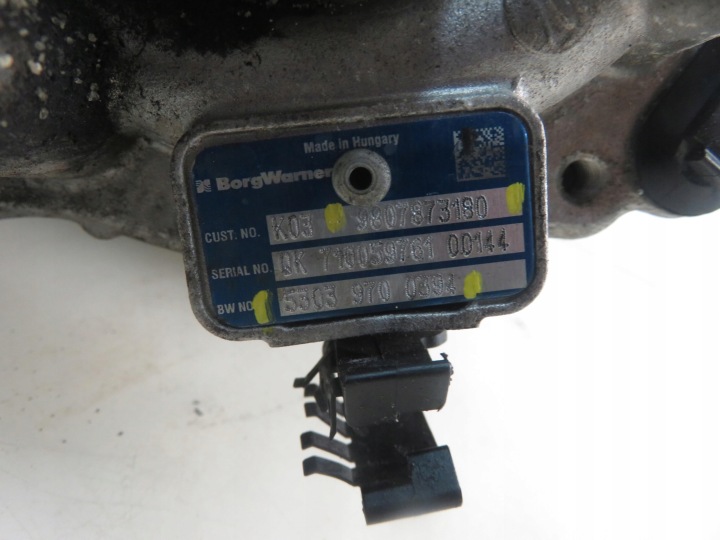 фото №5, Turbosprężarka peugeot 308 sw ii 2.0 gt bluehdi 9807873180 53039700394