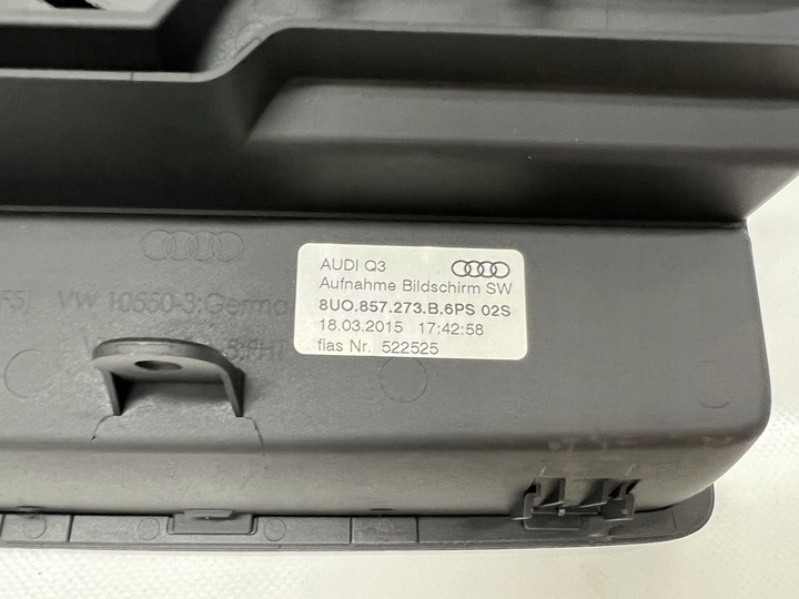 фото №3, Audi q3 дисплей монитор 8u0857273b