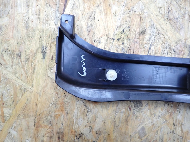 фото №10, Защита корпус стойка багажника правая bmw x5 e70 европа 7145954