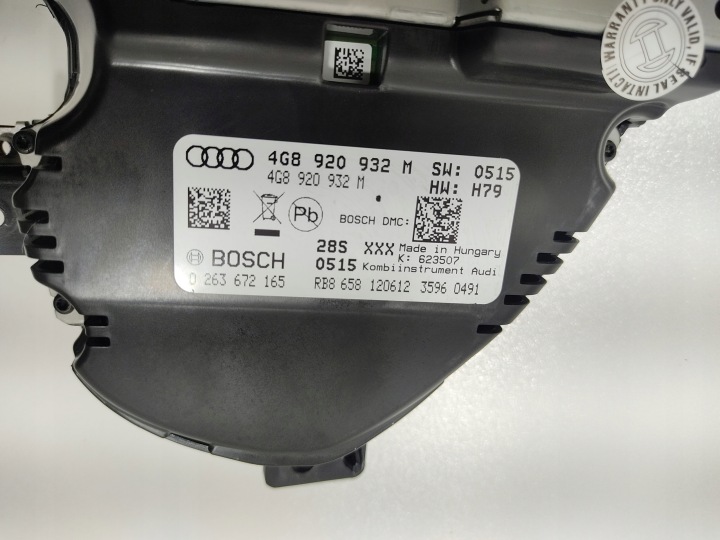фото №9, Спидометр audi a6 c7 3.0 tdi 0263672165 4g8920932m 0263672165 2010-14 европа