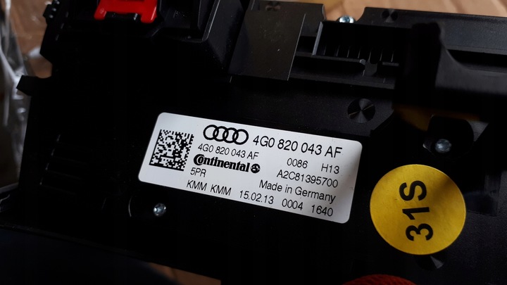 фото №10, S6 c7 4g a6 панель повітропровід кондиціонера 4g0820043af