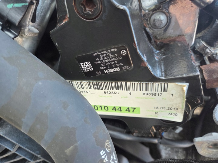 фото №8, Mercedes w212 w207 w204 350 двигатель 3.0 cdi 642850 комплектный