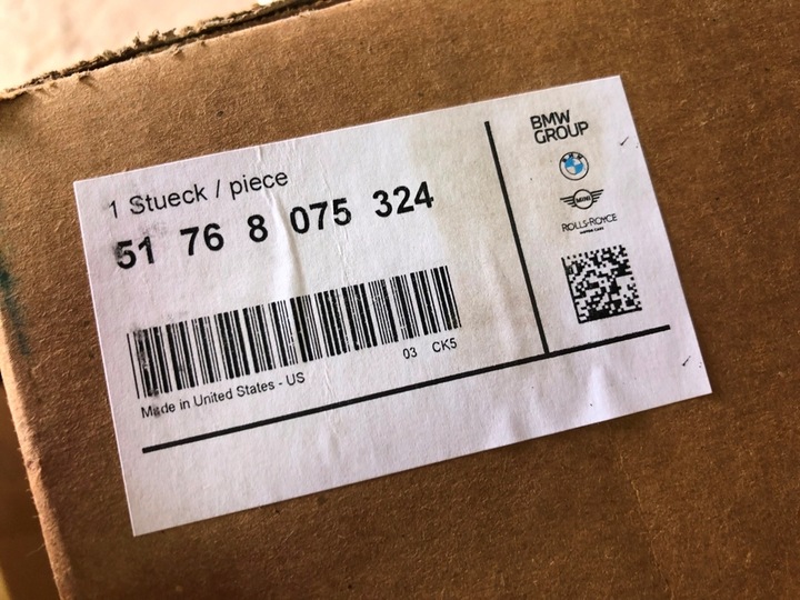 фото №10, Прокладка стіни бічної капота права bmw x3 f97 x4 f98 8075324 51768075324