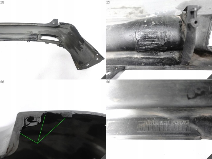 фото №14, Honda cr-v crv iv 4 12-15 бампер накладка зад 71501-t1g-zz00