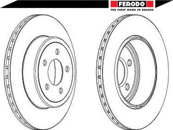 фото №2, Ferodo ddf1766c-1 диск гальмівна