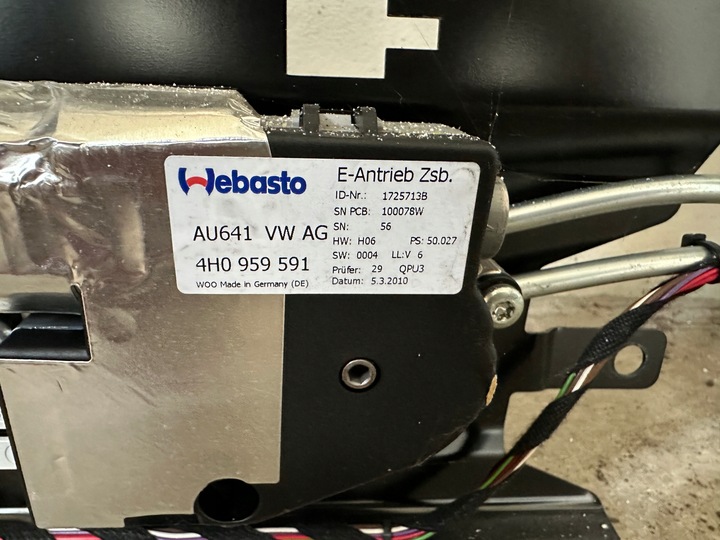 фото №5, Люк audi a8 d4 солнечный 4h0877041b