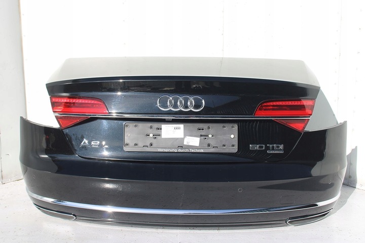 фото №7, Audi a8 4h рестайлінг бампер + кришка багажника matrix лампа fl ly9t чорний 4h0945