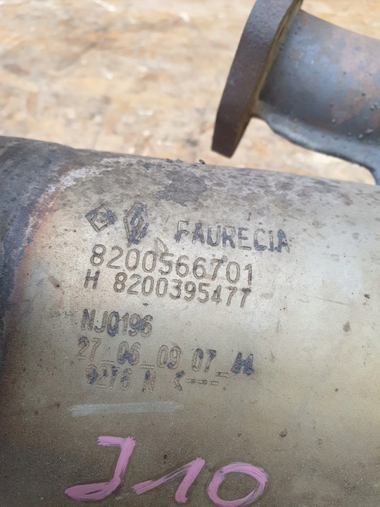 фото №6, Nissan qashqai j10 1.5 dci катализатор dpf 8200566701 h8200395477