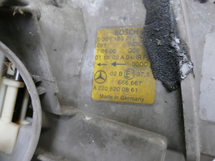 фото №14, Mercedes w220 фара ксенон праве перед європа a2208200861