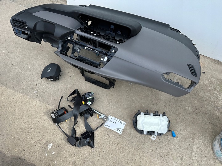 фото №15, Консоль подушка безопасности подушки ремни citroen c4 picasso ii