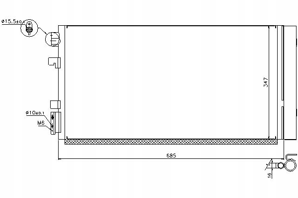 фото №15, Nissens 940259 конденсатор, кондиціонер