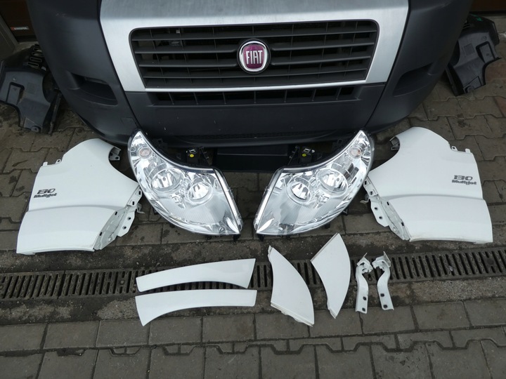 фото №5, Перед комплектный fiat ducato 2006-2014 белый