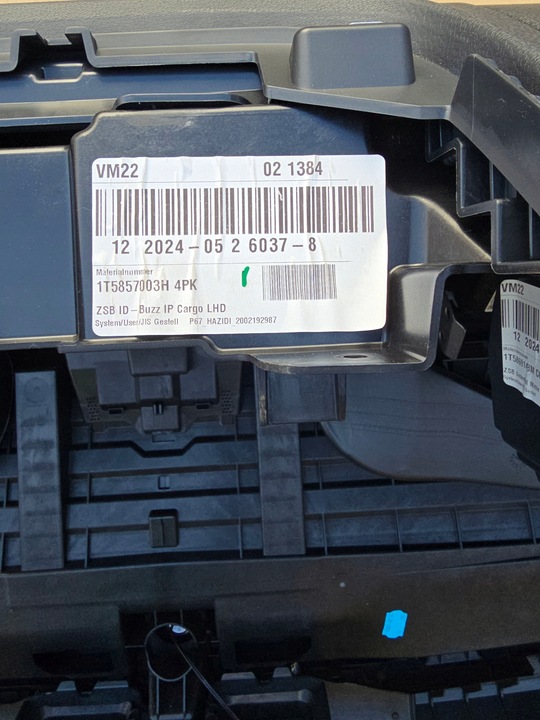 фото №14, Vw id buzz капот панель роздавальна консоль 1t5857003h оригінал air bag