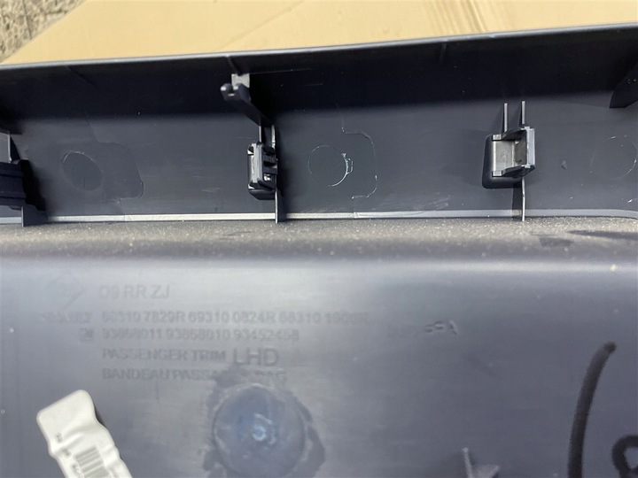 фото №8, Полиця бардачок пасажира w панель opel vivaro b 14-17 рік