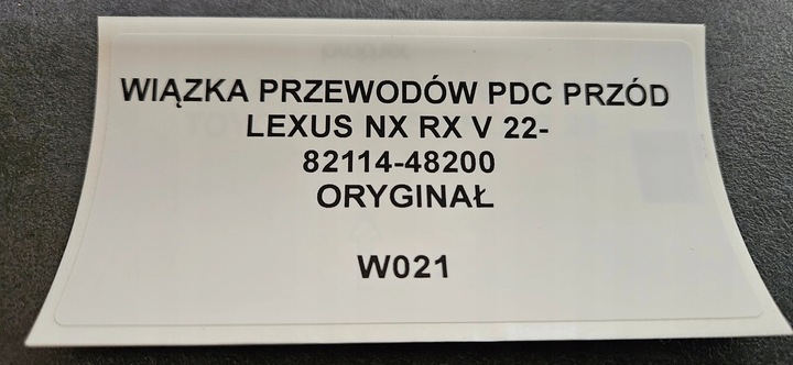 фото №8, Жгут провод pdc перед lexus nx rx v 22- оригинал 82114-48200