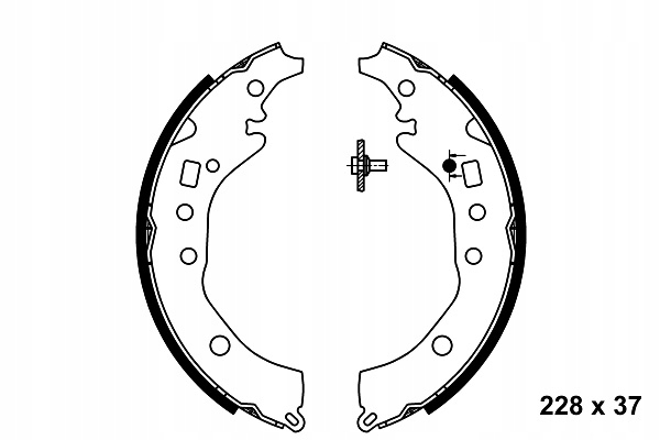 фото №2, Гальмівні колодки гальмівні набір toyota verso s yaris 1.3 1.33 1.4d 11.10-