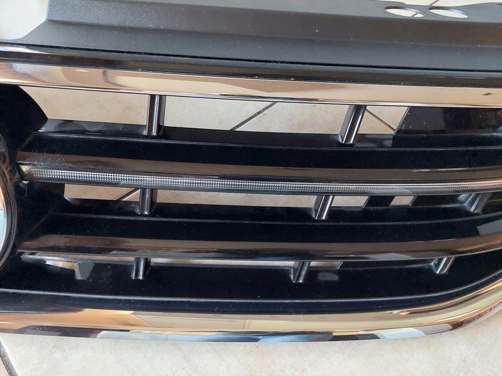 фото №8, Решётка радиатора - решётка - led - радар - vw tiguan ii allspace - рестайлинг - r-line - 2020