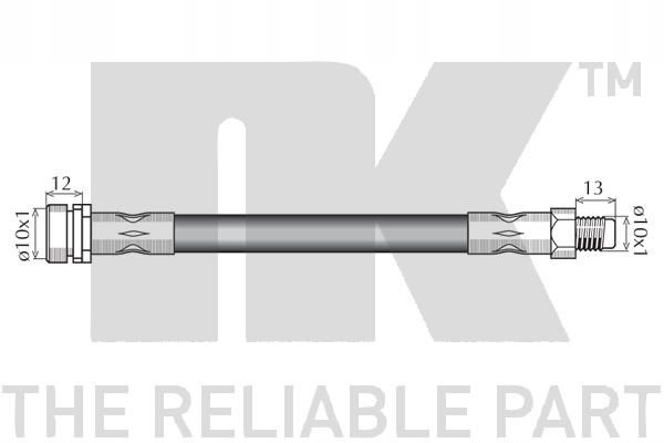 фото №12, Шланг ham. elast. ford p. mondeo 00-07 nk 8525123 шланг гальмівний