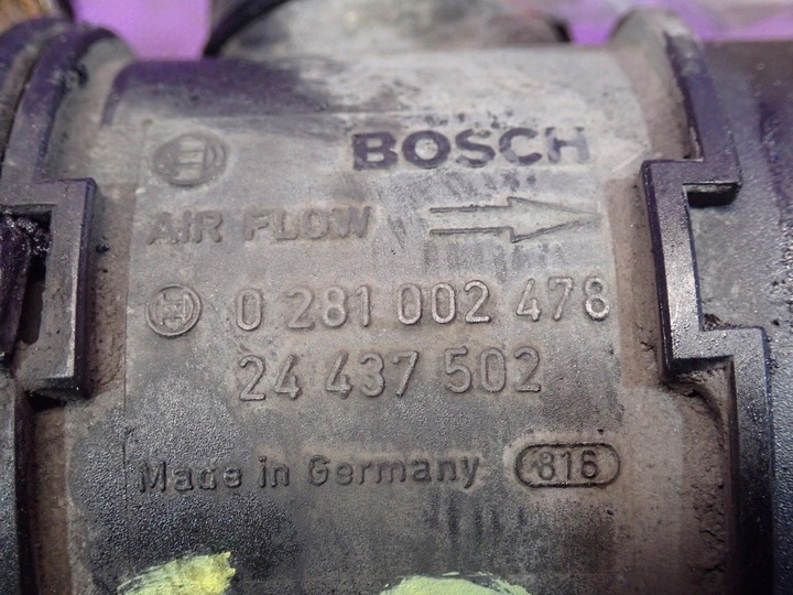 фото №5, Opel zafira a i 99-03 2.2 d 125km расходомер 24437502 0281002478