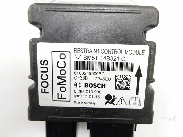 фото №12, Подушки ремни подушка безопасности kpl. ford focus mk3