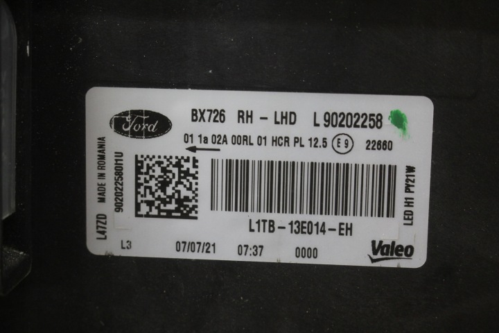 фото №6, Фара правая перед ford puma полный led l1tb-13e015-eh