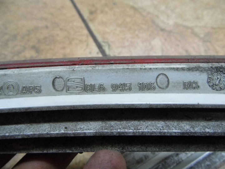 фото №6, Ibiza iii 1.4tdi 06' відбивач бампера зад 6l6945106